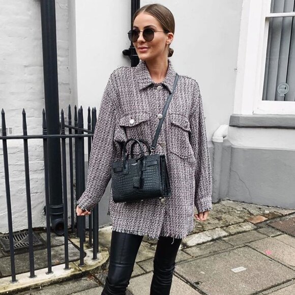 ZARA | Large | SHACKET | tweed - Picture 2 of 13